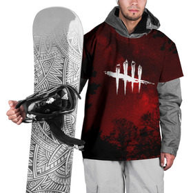 Накидка на куртку 3D с принтом DEAD BY DAYLIGHT в Екатеринбурге, 100% полиэстер |  | dead by daylight | game | hillbilly | maniacs | trapper | wraith | деревенщина | игра | мертвые днем | охотник | призрак