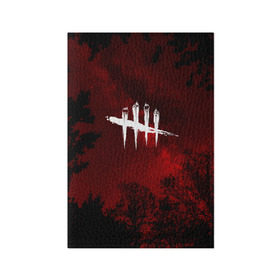 Обложка для паспорта матовая кожа с принтом DEAD BY DAYLIGHT в Екатеринбурге, натуральная матовая кожа | размер 19,3 х 13,7 см; прозрачные пластиковые крепления | dead by daylight | game | hillbilly | maniacs | trapper | wraith | деревенщина | игра | мертвые днем | охотник | призрак