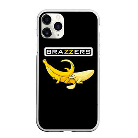 Чехол для iPhone 11 Pro матовый с принтом Brazzers в Екатеринбурге, Силикон |  | brazzers | банан | бразерс | логотип | надпись | прикол | юмор