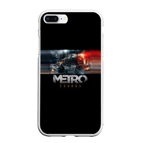 Чехол для iPhone 7Plus/8 Plus матовый с принтом Metro Exodus в Екатеринбурге, Силикон | Область печати: задняя сторона чехла, без боковых панелей | exodus | metro | metro exodus | playstation 4 | xbox one | ексодус | игра | игры | икс бокс | исход | метро | митро | плейстейшен | стрелялка | шутер | эксобус | эксодус