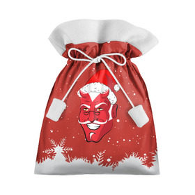 Подарочный 3D мешок с принтом Сатана Санта в Екатеринбурге, 100% полиэстер | Размер: 29*39 см | 2019 |  снег | агрессивный санта | дед мороз | демон | дьявол | злой санта | злость | новогодний | новый год | новый год 2019 | опасность | санта | сантасатана | сатана | снежинки