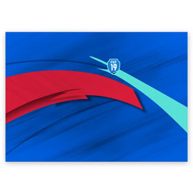 Поздравительная открытка с принтом FUT FIFA 2019 Main в Екатеринбурге, 100% бумага | плотность бумаги 280 г/м2, матовая, на обратной стороне линовка и место для марки
 | champions league | fifa | game. easports | team | ultimate | лига | фифа | чемпионов