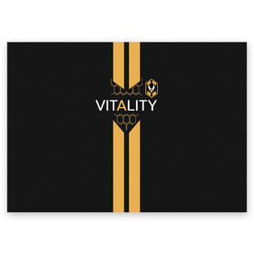 Поздравительная открытка с принтом FUT FIFA Vitality team 2019 в Екатеринбурге, 100% бумага | плотность бумаги 280 г/м2, матовая, на обратной стороне линовка и место для марки
 | champions league | fifa | game. easports | team | ultimate | лига | фифа | чемпионов
