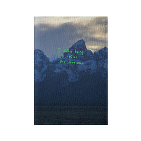 Обложка для паспорта матовая кожа с принтом Kanye West - I hate being bipolar в Екатеринбурге, натуральная матовая кожа | размер 19,3 х 13,7 см; прозрачные пластиковые крепления | kanye | kanye west | yandhi | кани | кани вест | кани вэст | янди