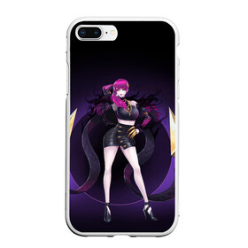 Чехол для iPhone 7Plus/8 Plus матовый с принтом Evelynn в Екатеринбурге, Силикон | Область печати: задняя сторона чехла, без боковых панелей | Тематика изображения на принте: agony | evelynn | game | hug | legends | legue | legueoflegends | lol | агонии | игра | легенд | лига | лигалегенд | лол | объятия | эвелинн