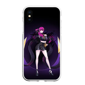 Чехол для iPhone XS Max матовый с принтом Evelynn в Екатеринбурге, Силикон | Область печати: задняя сторона чехла, без боковых панелей | Тематика изображения на принте: agony | evelynn | game | hug | legends | legue | legueoflegends | lol | агонии | игра | легенд | лига | лигалегенд | лол | объятия | эвелинн