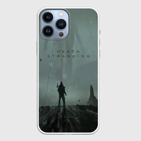 Чехол для iPhone 13 Pro Max с принтом Death Stranding в Екатеринбурге,  |  | bridges | death stranding | game | hideo kojima | kojima productions | man | norman reedus | scar | sony interactive entertainment | suit | tie | игры | кодзима