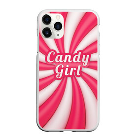 Чехол для iPhone 11 Pro Max матовый с принтом Candy Girl в Екатеринбурге, Силикон |  | Тематика изображения на принте: вкусняшка | карамель | конфета | милый | няша | розовый | сладкая девочка | сладость