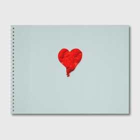 Альбом для рисования с принтом Kanye West Heartbreak в Екатеринбурге, 100% бумага
 | матовая бумага, плотность 200 мг. | kanye | kanye west | yandhi | кани | кани вест | кани вэст | янди