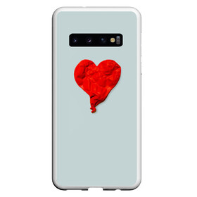 Чехол для Samsung Galaxy S10 с принтом Kanye West Heartbreak в Екатеринбурге, Силикон | Область печати: задняя сторона чехла, без боковых панелей | Тематика изображения на принте: kanye | kanye west | yandhi | кани | кани вест | кани вэст | янди