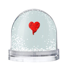 Снежный шар с принтом Kanye West Heartbreak в Екатеринбурге, Пластик | Изображение внутри шара печатается на глянцевой фотобумаге с двух сторон | kanye | kanye west | yandhi | кани | кани вест | кани вэст | янди