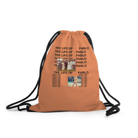 Рюкзак-мешок 3D с принтом Kanye West PABLO в Екатеринбурге, 100% полиэстер | плотность ткани — 200 г/м2, размер — 35 х 45 см; лямки — толстые шнурки, застежка на шнуровке, без карманов и подкладки | kanye | kanye west | yandhi | кани | кани вест | кани вэст | янди