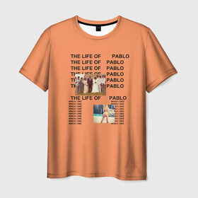 Мужская футболка 3D с принтом Kanye West PABLO в Екатеринбурге, 100% полиэфир | прямой крой, круглый вырез горловины, длина до линии бедер | kanye | kanye west | yandhi | кани | кани вест | кани вэст | янди
