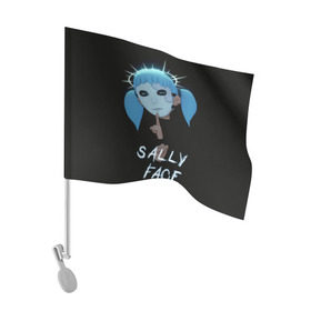 Флаг для автомобиля с принтом Sally Face (6) в Екатеринбурге, 100% полиэстер | Размер: 30*21 см | face | fisher | larry johnson | mask | sally | sally face | sally fisher | демоны | духи | маска | призраки | салли | салли фейс | салли фишер | фейс