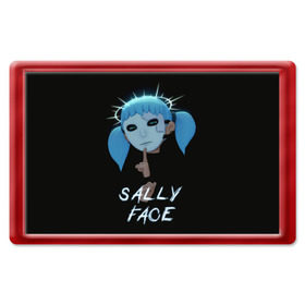 Магнит 45*70 с принтом Sally Face (6) в Екатеринбурге, Пластик | Размер: 78*52 мм; Размер печати: 70*45 | face | fisher | larry johnson | mask | sally | sally face | sally fisher | демоны | духи | маска | призраки | салли | салли фейс | салли фишер | фейс