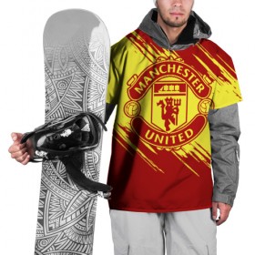 Накидка на куртку 3D с принтом Манчестер Юнайтед в Екатеринбурге, 100% полиэстер |  | manchester | manchester united | mufc | red devils | клубная | красные дьяволы | манчестер | манчестер юнайтед | фанатская | футбольная | футбольный клуб | юнайтед