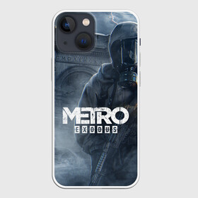 Чехол для iPhone 13 mini с принтом Metro Exodus в Екатеринбурге,  |  | 2019 | 2033 | exodus | game | logo | metro | апокалипсис | герой | игра | исход | лого | метро | монстр | персонаж | сталкер