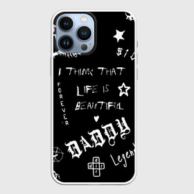 Чехол для iPhone 13 Pro Max с принтом Life is beautiful в Екатеринбурге,  |  | daddy | die | foreveer | gbc | gothboiclique | gustav ahr | leelpeep | legend | life is beautiful | lil | lil peep | lilpep | peep | sick | ар | густав | лил пип | лилпип | тату