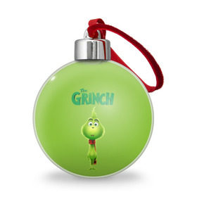 Ёлочный шар с принтом The Grinch в Екатеринбурге, Пластик | Диаметр: 77 мм | grinch | гринч | новый год | рождество