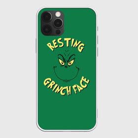 Чехол для iPhone 12 Pro Max с принтом Resting Grinch Face в Екатеринбурге, Силикон |  | grinch | гринч | новый год | рождество