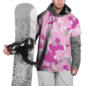 Накидка на куртку 3D с принтом Lil PEEP Cry baby в Екатеринбурге, 100% полиэстер |  | baby | cry | lil peep | lil peep cry baby | pink | камуфляж | розовый | розовый камуфляж