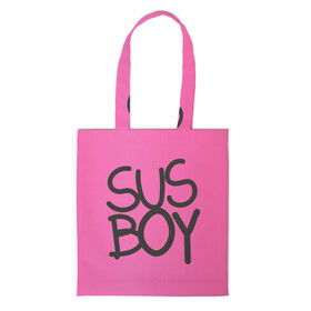 Шоппер 3D с принтом Susboy в Екатеринбурге, 100% полиэстер | Плотность: 200 г/м2; Размер: 34×35 см; Высота лямок: 30 см | baby | cry | lil peep | lil peep cry baby | pink | susboy | камуфляж | лил | лилпип | пип | розовый | розовый камуфляж