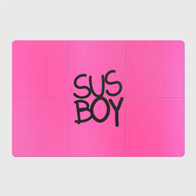 Магнитный плакат 3Х2 с принтом Susboy в Екатеринбурге, Полимерный материал с магнитным слоем | 6 деталей размером 9*9 см | baby | cry | lil peep | lil peep cry baby | pink | susboy | камуфляж | лил | лилпип | пип | розовый | розовый камуфляж