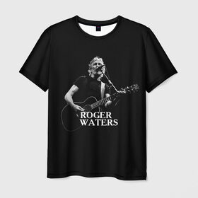 Мужская футболка 3D с принтом Roger Waters, Pink Floyd в Екатеринбурге, 100% полиэфир | прямой крой, круглый вырез горловины, длина до линии бедер | roger waters | джордж уотерс | композитор | певец | поэт