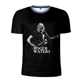 Мужская футболка 3D спортивная с принтом Roger Waters, Pink Floyd в Екатеринбурге, 100% полиэстер с улучшенными характеристиками | приталенный силуэт, круглая горловина, широкие плечи, сужается к линии бедра | Тематика изображения на принте: roger waters | джордж уотерс | композитор | певец | поэт