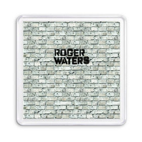 Магнит 55*55 с принтом Roger Waters. The Wall в Екатеринбурге, Пластик | Размер: 65*65 мм; Размер печати: 55*55 мм | pink floyd | roger waters | джордж уотерс | композитор | певец | поэт