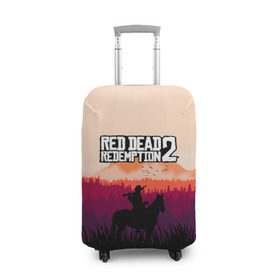 Чехол для чемодана 3D с принтом Red Dead Redemption в Екатеринбурге, 86% полиэфир, 14% спандекс | двустороннее нанесение принта, прорези для ручек и колес | dead | gamer | john | marston | rdr | red | redemption | rockstar | shooter | western | вестерн | джон | марстон | шутер