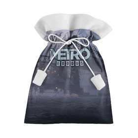 Подарочный 3D мешок с принтом Metro Exodus в Екатеринбурге, 100% полиэстер | Размер: 29*39 см | 