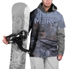Накидка на куртку 3D с принтом Metro Exodus в Екатеринбурге, 100% полиэстер |  | Тематика изображения на принте: 
