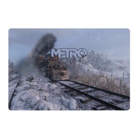 Магнитный плакат 3Х2 с принтом Metro Exodus в Екатеринбурге, Полимерный материал с магнитным слоем | 6 деталей размером 9*9 см | Тематика изображения на принте: 