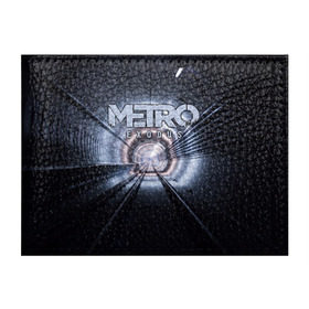 Обложка для студенческого билета с принтом Metro Exodus в Екатеринбурге, натуральная кожа | Размер: 11*8 см; Печать на всей внешней стороне | exodus | horror | metro | survival | исход | метро | мутация | оружия | стелс | шутер | экшен