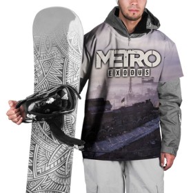 Накидка на куртку 3D с принтом Metro Exodus в Екатеринбурге, 100% полиэстер |  | Тематика изображения на принте: exodus | horror | metro | survival | исход | метро | мутация | оружия | стелс | шутер | экшен