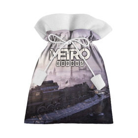 Подарочный 3D мешок с принтом Metro Exodus в Екатеринбурге, 100% полиэстер | Размер: 29*39 см | exodus | horror | metro | survival | исход | метро | мутация | оружия | стелс | шутер | экшен