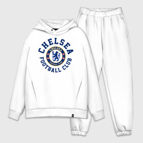 Мужской костюм хлопок OVERSIZE с принтом Челси в Екатеринбурге,  |  | blue is | chelsea | chelsea fc | ktbffh | the blues | апл | аристократы | клубная | лондон | пенсионеры | синие | фанатская | футбол | футбольная | футбольный клуб | футбольный клуб челси | челси