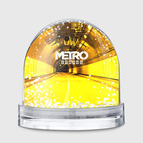 Водяной шар с принтом METRO EXODUS в Екатеринбурге, Пластик | Изображение внутри шара печатается на глянцевой фотобумаге с двух сторон | 