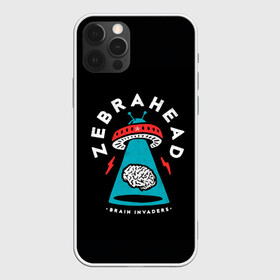 Чехол для iPhone 12 Pro с принтом Zebrahead - Brain Invaders в Екатеринбурге, силикон | область печати: задняя сторона чехла, без боковых панелей | album | brain | core | invaders | mind | rapcore | rock | ufo | zebrahead | альбом | зебрахед | мозг