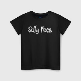 Детская футболка хлопок с принтом Sally Face в Екатеринбурге, 100% хлопок | круглый вырез горловины, полуприлегающий силуэт, длина до линии бедер | sally face | гизмо | девид | девочка | игра | лари | ларри | мальчик | маска | мрачная | на лице | пых | с протезом | сал | сали | салли | салли фейс | фейс | фэйс | эддисон | эшли