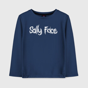 Детский лонгслив хлопок с принтом Sally Face в Екатеринбурге, 100% хлопок | круглый вырез горловины, полуприлегающий силуэт, длина до линии бедер | sally face | гизмо | девид | девочка | игра | лари | ларри | мальчик | маска | мрачная | на лице | пых | с протезом | сал | сали | салли | салли фейс | фейс | фэйс | эддисон | эшли