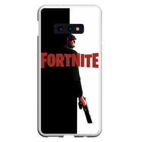 Чехол для Samsung S10E с принтом The Reaper Half Black Fortnite в Екатеринбурге, Силикон | Область печати: задняя сторона чехла, без боковых панелей | Тематика изображения на принте: 2019 | armor | armour | cybersport | esport | fortnite | game | llama | logo | броня | игра | киберспорт | лама | симулятор строительства | строительство | фортнайт | черный