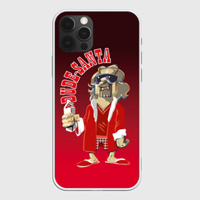 Чехол для iPhone 12 Pro Max с принтом Dude-Santa в Екатеринбурге, Силикон |  | 2019 | big lebowski | dude | happy new year | merry christmas | santa | большой лебовски | лебовски | новый год | рождество | санта | чувак