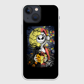 Чехол для iPhone 13 mini с принтом The Nightmare Before Christmas в Екатеринбурге,  |  | before | burton | christmas | halloween | jack | nightmare | skellington | tim | xmas | бёртон | джек | перед | рождество | рождеством | скеллингтон | тим | хеллоуин | хэллоуин