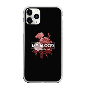 Чехол для iPhone 11 Pro Max матовый с принтом TOP My Blood в Екатеринбурге, Силикон |  | Тематика изображения на принте: dun | joseph | josh | joshua | one | pilots | top | trench | twenty | tyler | usa | william | дан | джозеф | джош | джошуа | пилоты | сша | тайлер | уильям