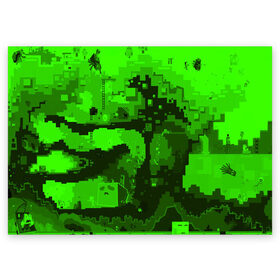 Поздравительная открытка с принтом Minecraft в Екатеринбурге, 100% бумага | плотность бумаги 280 г/м2, матовая, на обратной стороне линовка и место для марки
 | blade | blocks | creeper | cubes | game | ken | mine craft | minecraft | mobs | sword | игры | крипер | майн крафт | майнкрафт | моб