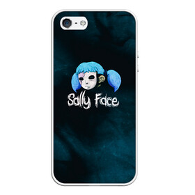 Чехол для iPhone 5/5S матовый с принтом Sally Face в Екатеринбурге, Силикон | Область печати: задняя сторона чехла, без боковых панелей | sally face | гизмо | девид | девочка | игра | лари | ларри | мальчик | маска | мрачная | на лице | пых | с протезом | сал | сали | салли | салли фейс | фейс | фэйс | эддисон | эшли