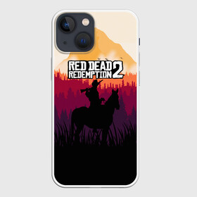 Чехол для iPhone 13 mini с принтом Red Dead Redemption 2 в Екатеринбурге,  |  | game | gamer | rdr2 | red dead redemption 2 | rockstar studios | игры | ковбой