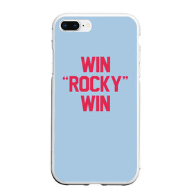 Чехол для iPhone 7Plus/8 Plus матовый с принтом Win Rocky win в Екатеринбурге, Силикон | Область печати: задняя сторона чехла, без боковых панелей | rocky | бокс | кино | рокки | сильвестр | спорт | сталлоне | фильм